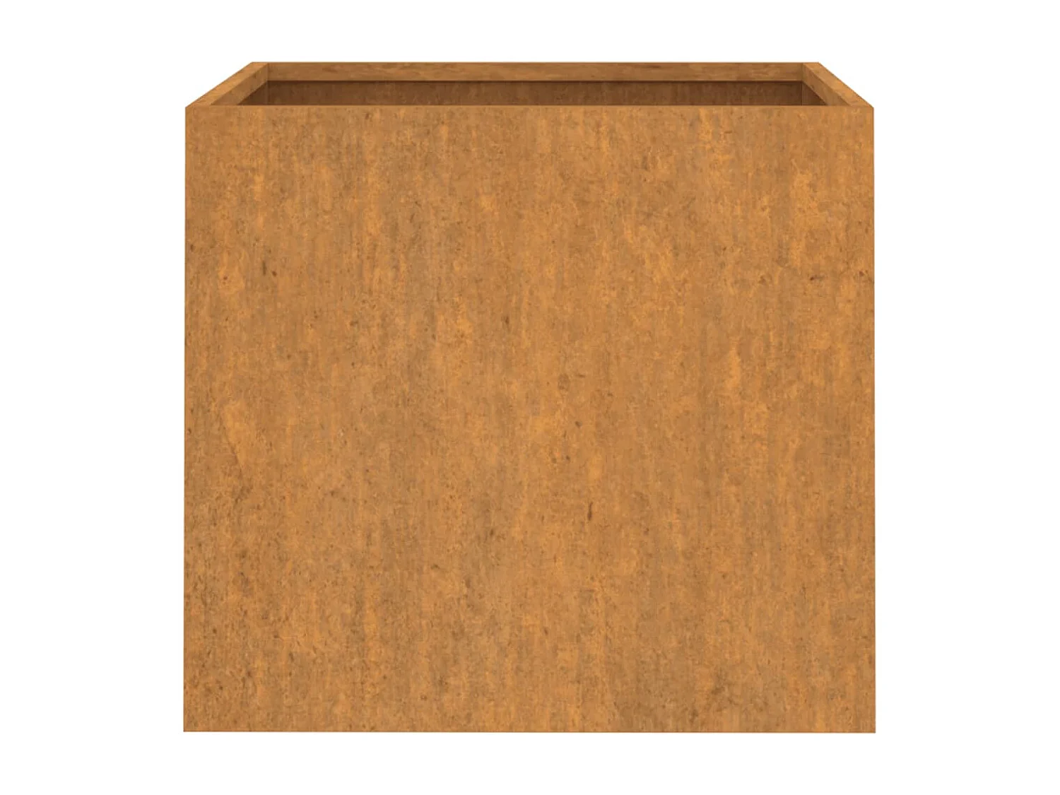 Vasos/floreiras 2 peças 32x30x29 cm aço corten