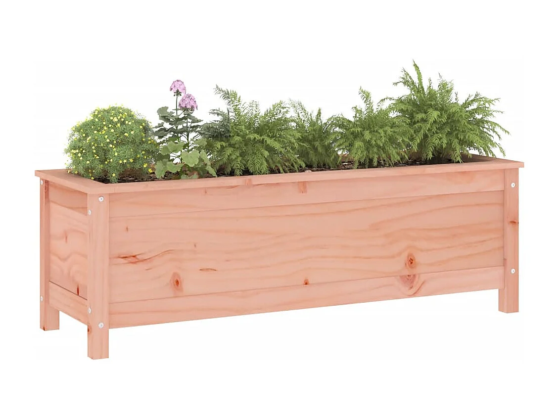 Arriate elevado de jardín madera abeto Douglas 119,5x40x39 cm