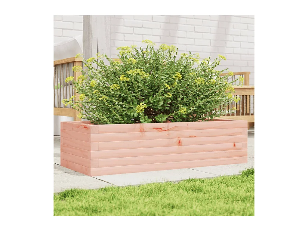 Jardinière 90x40x23 cm bois massif douglas