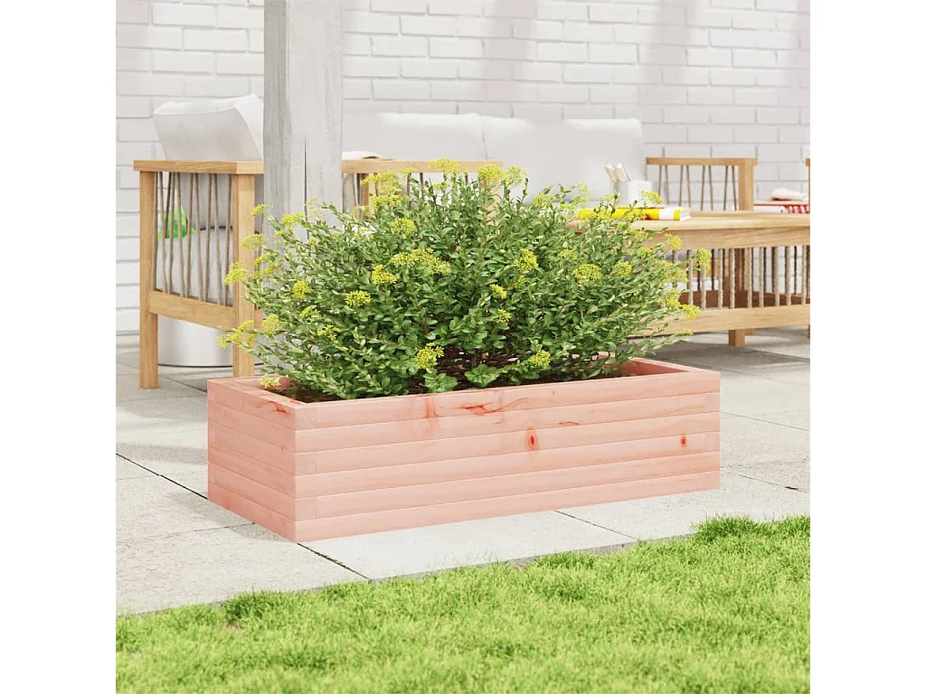 Jardinière 90x40x23 cm bois massif douglas