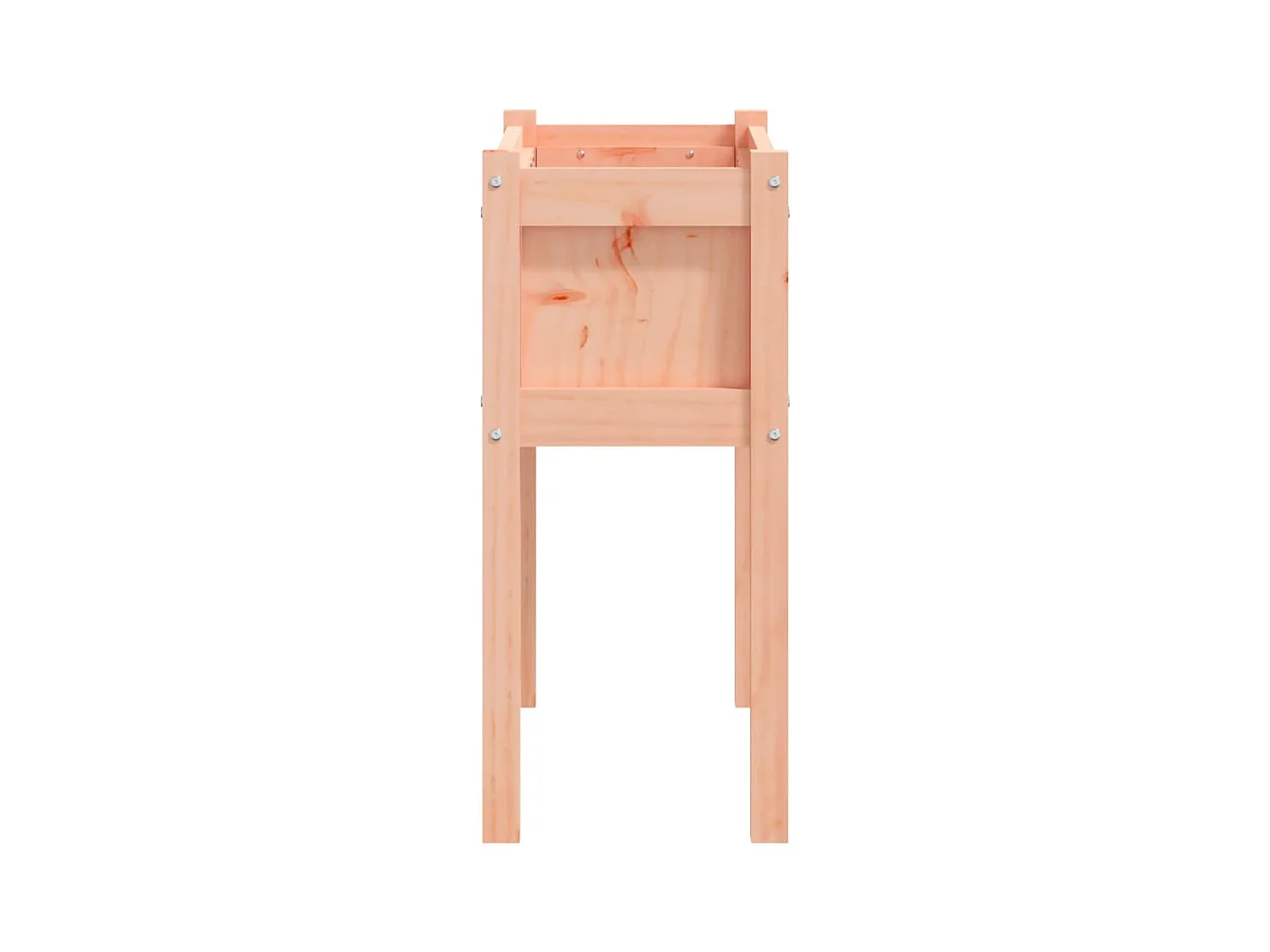 Jardinera con patas madera maciza de abeto Douglas 70x31x70 cm