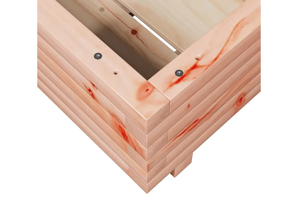 Jardinera de madera maciza Douglas 40x40x26,5 cm