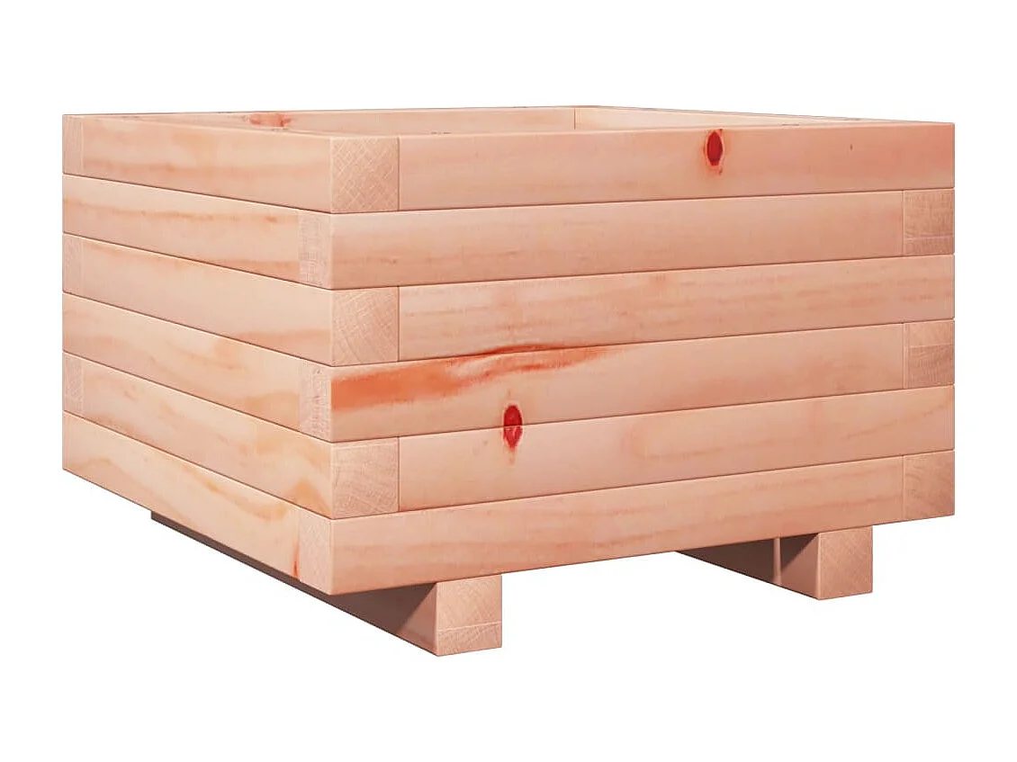 Jardinera de madera maciza Douglas 40x40x26,5 cm