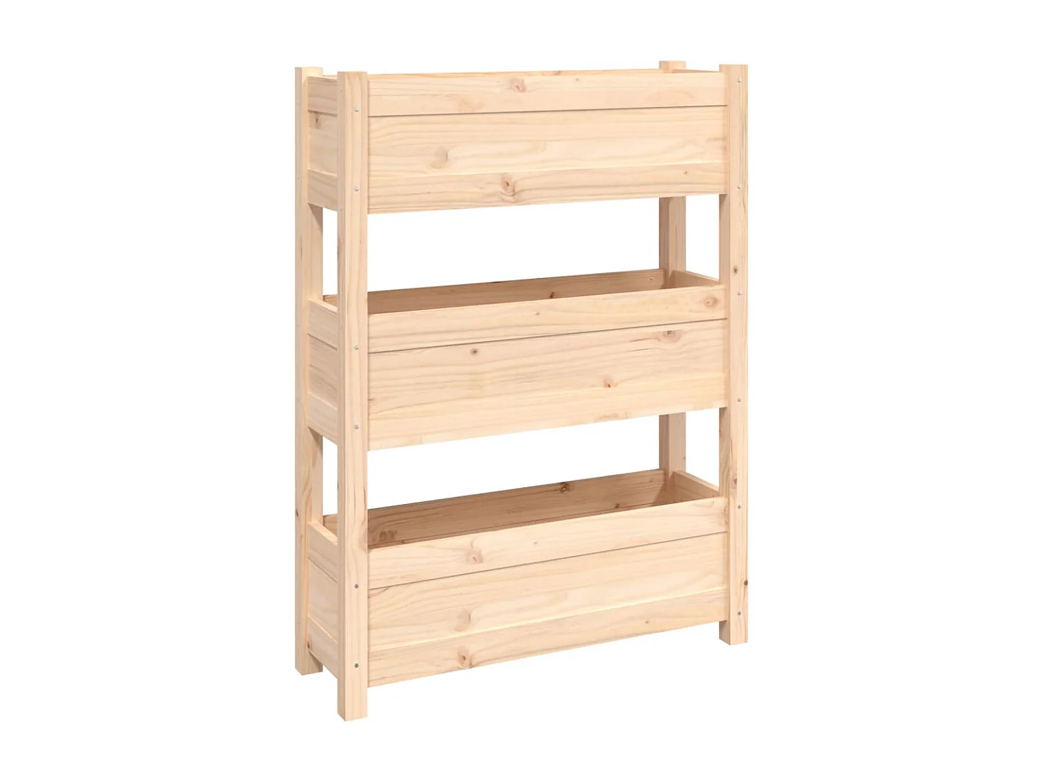 Jardinière 77x25x104,5 cm Bois massif de pin