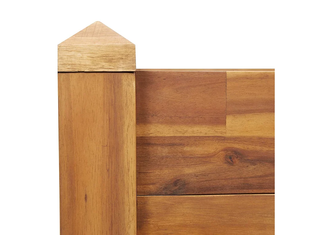 Lit surélevé de jardin 60x60x84 cm Bois massif d'acacia