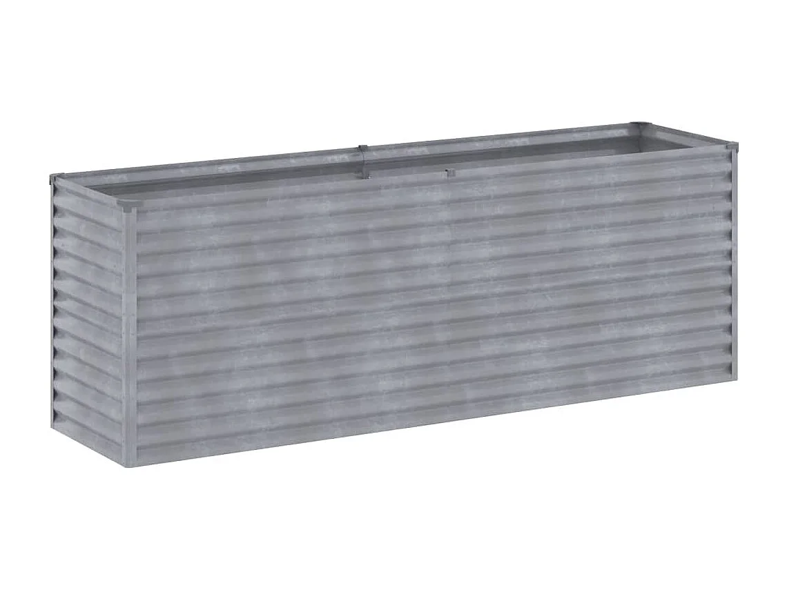 Lit surélevé de jardin 196x50x69 cm acier corten