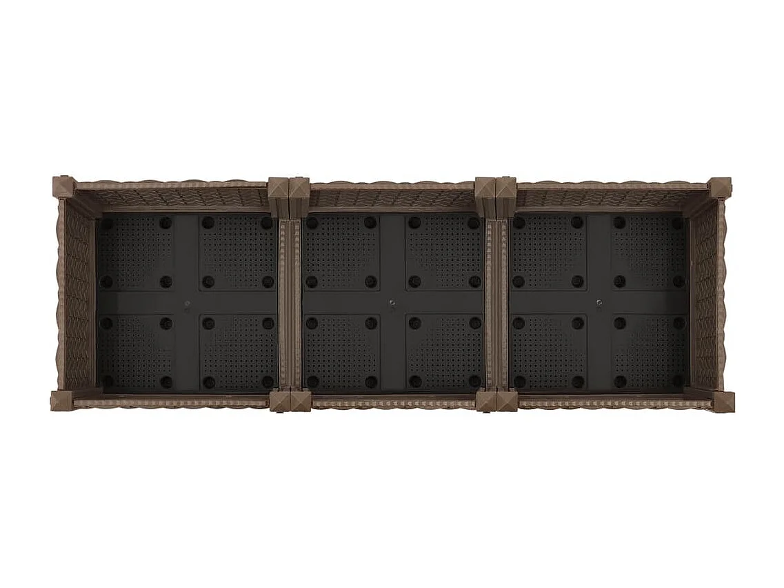 Lit surélevé 120x40x23 cm Polypropylène