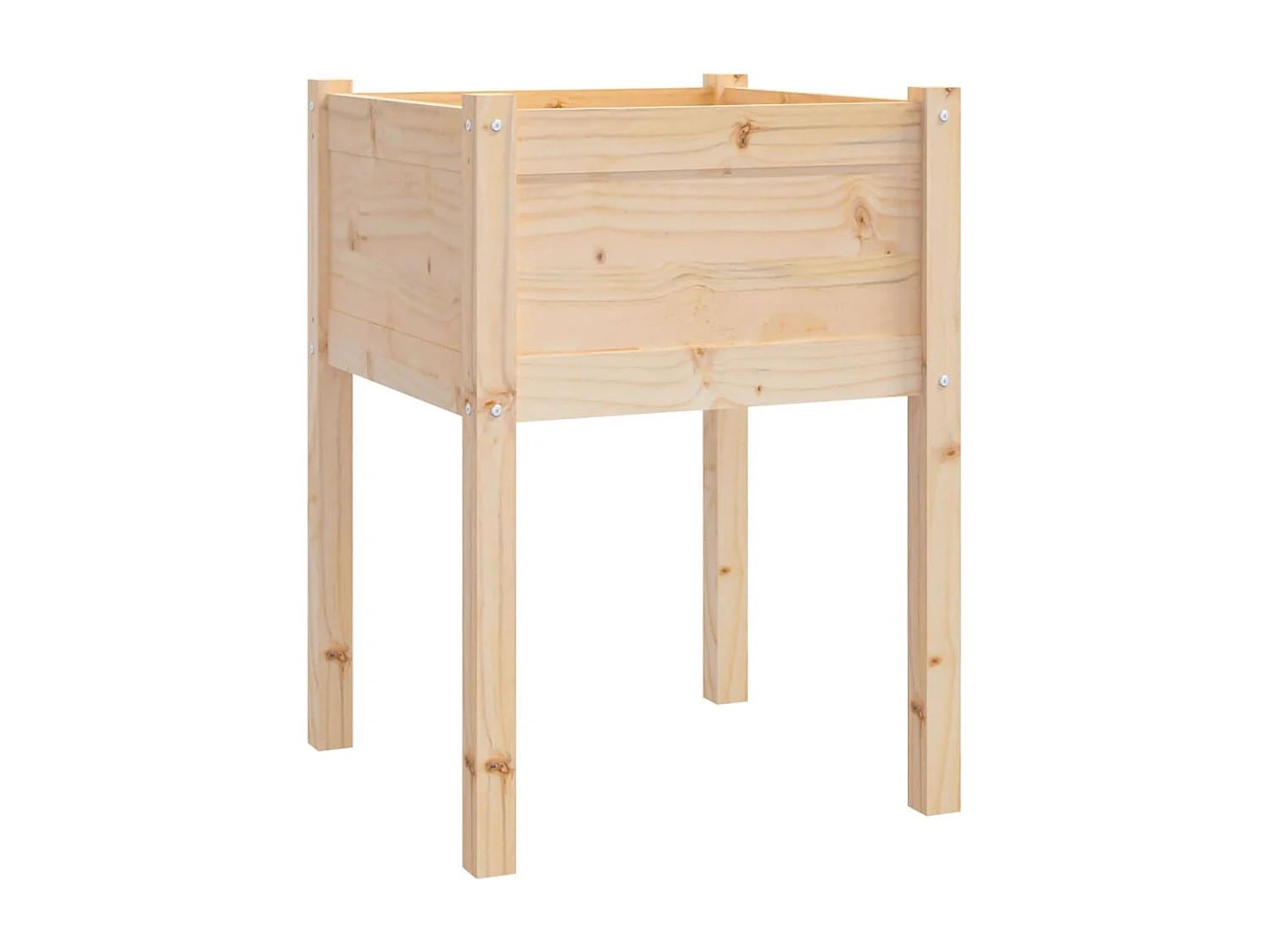 Jardinières d'extérieur 2 pièces 50x50x70 cm Bois de pin massif