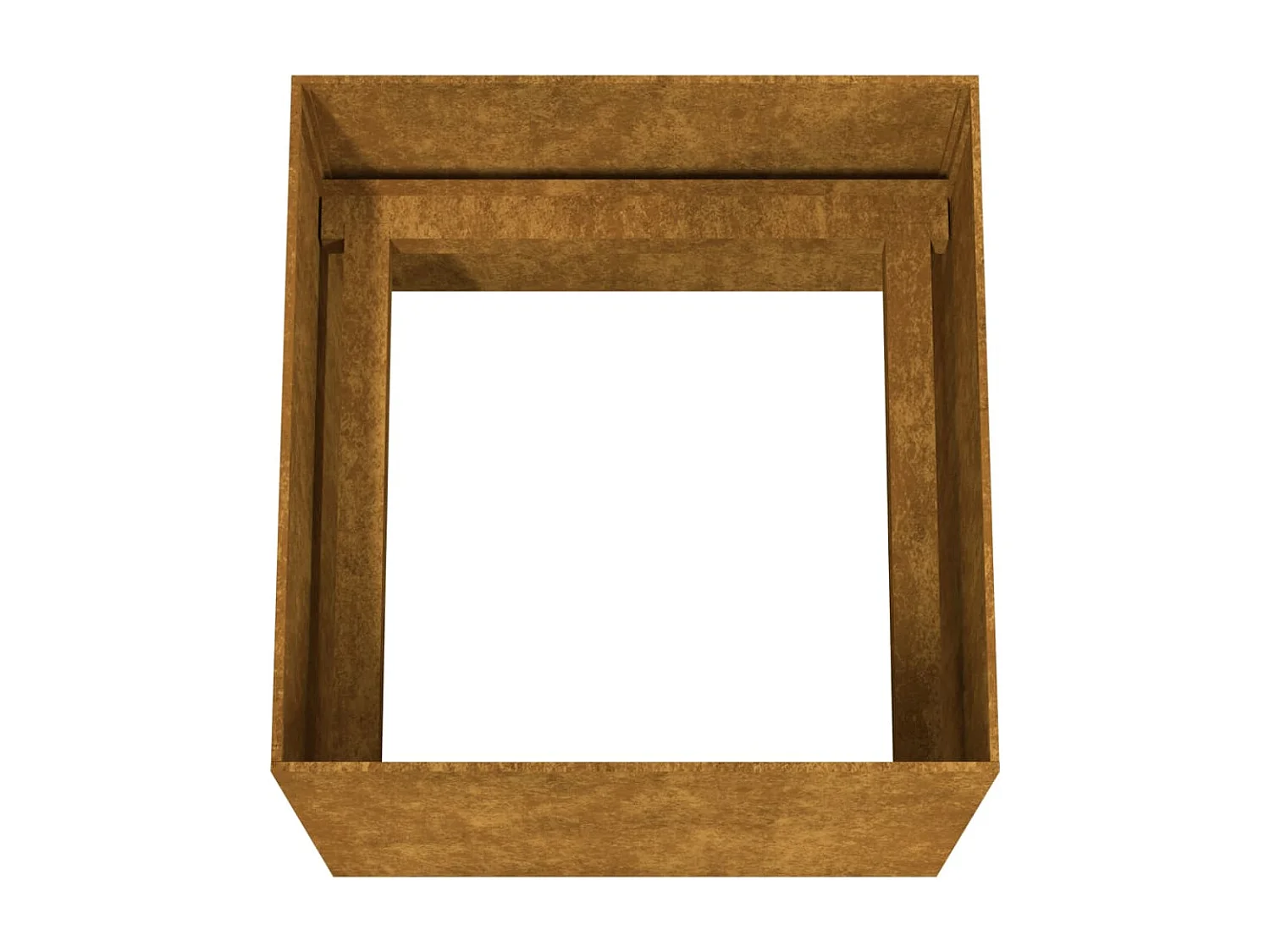Jardinière 40x41x40 cm acier corten