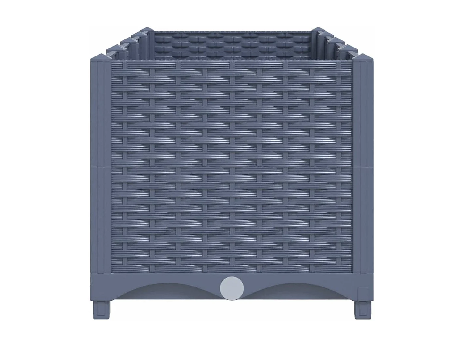 Canteiro elevado 160x40x38 cm polipropileno