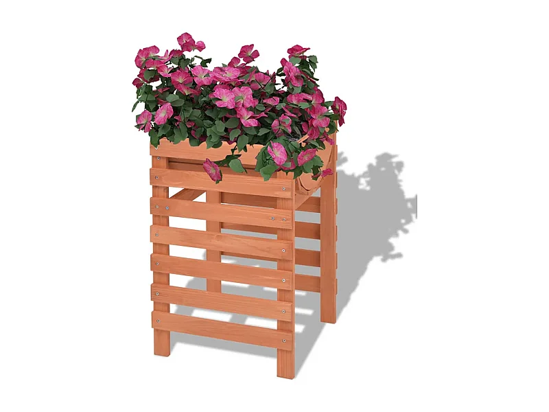 Jardinera de madera 38x36x60 cm