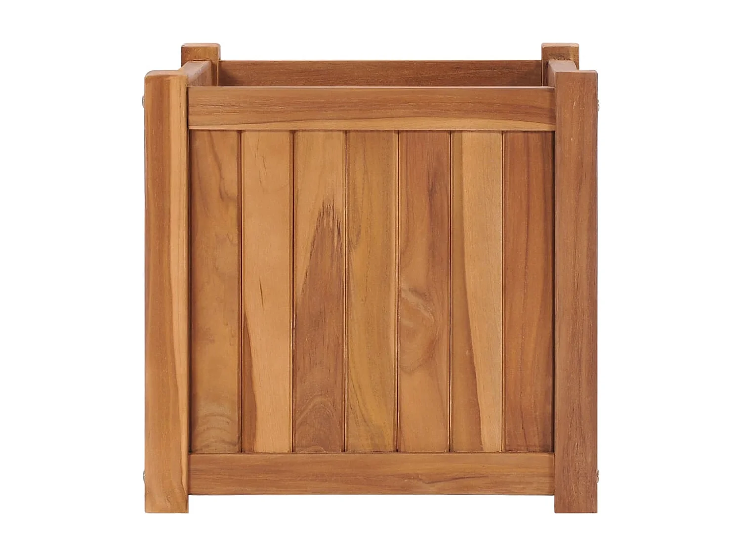 Arriate de madera maciza de teca 40x40x40 cm