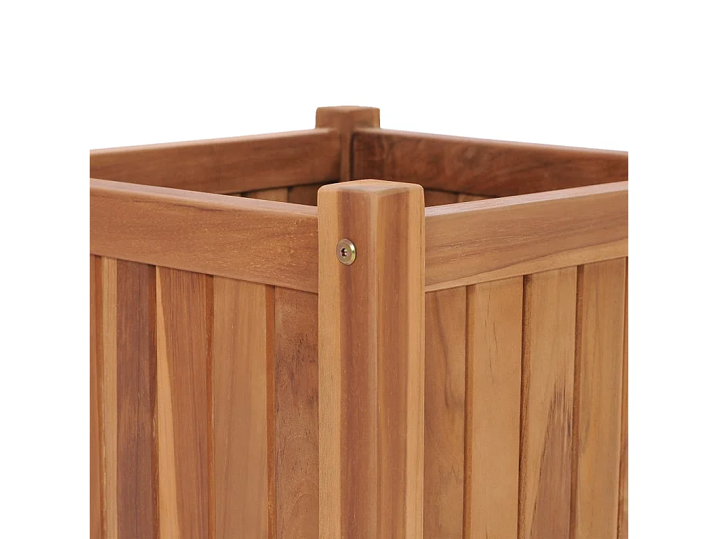 Arriate de madera maciza de teca 40x40x40 cm