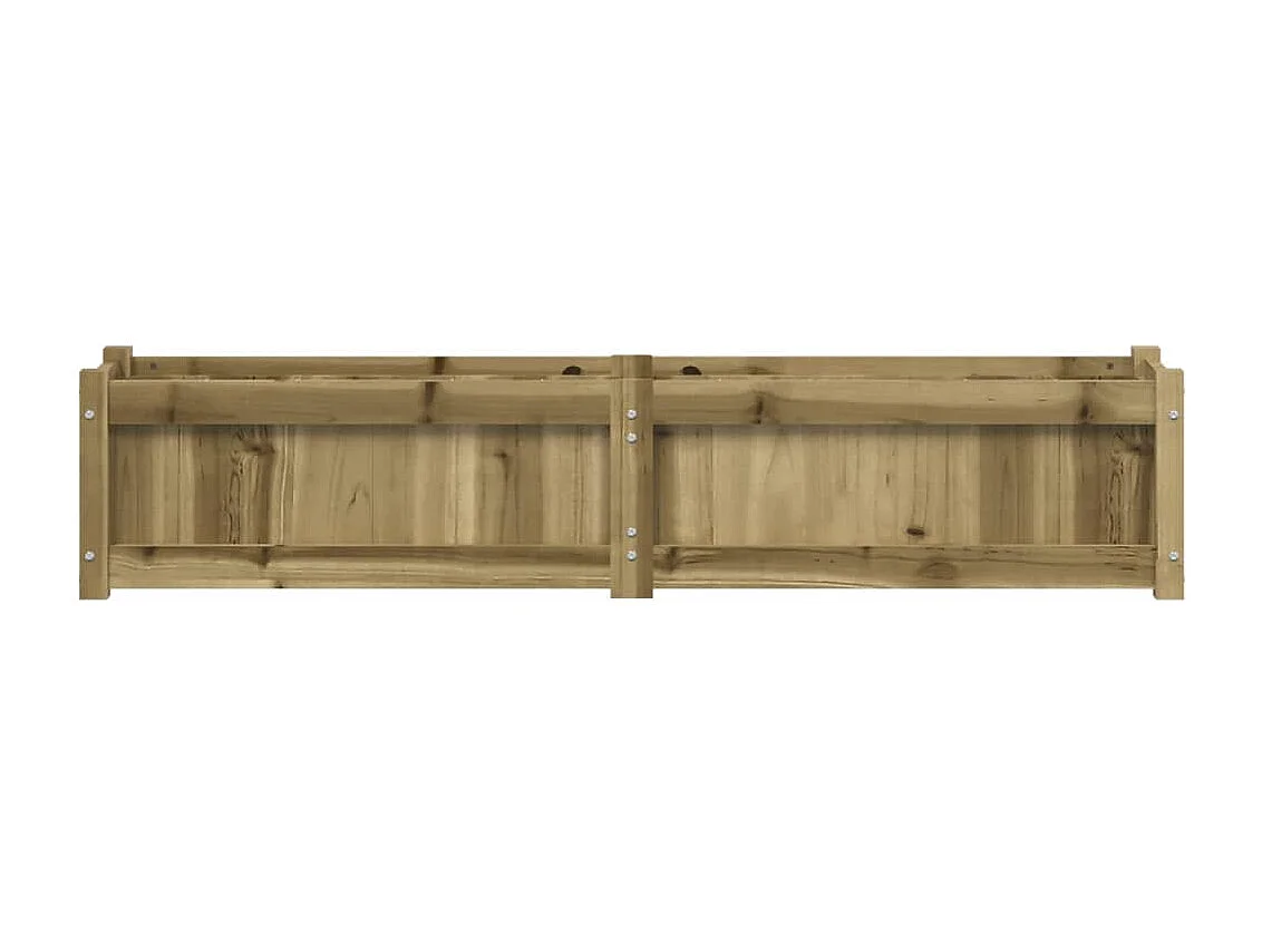 Jardinière 150x31x31 cm bois de pin imprégné