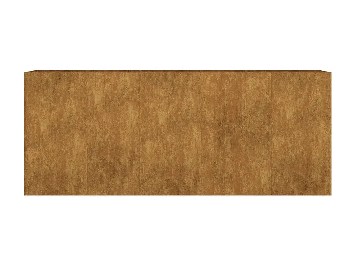 Lit surélevé de jardin 200x40x80 cm acier corten