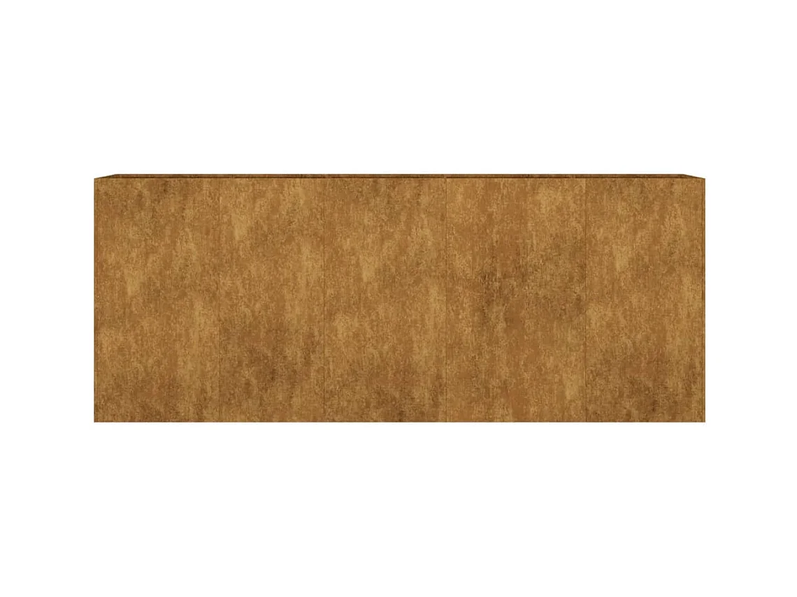 Jardinera acero corten 200x40x80 cm