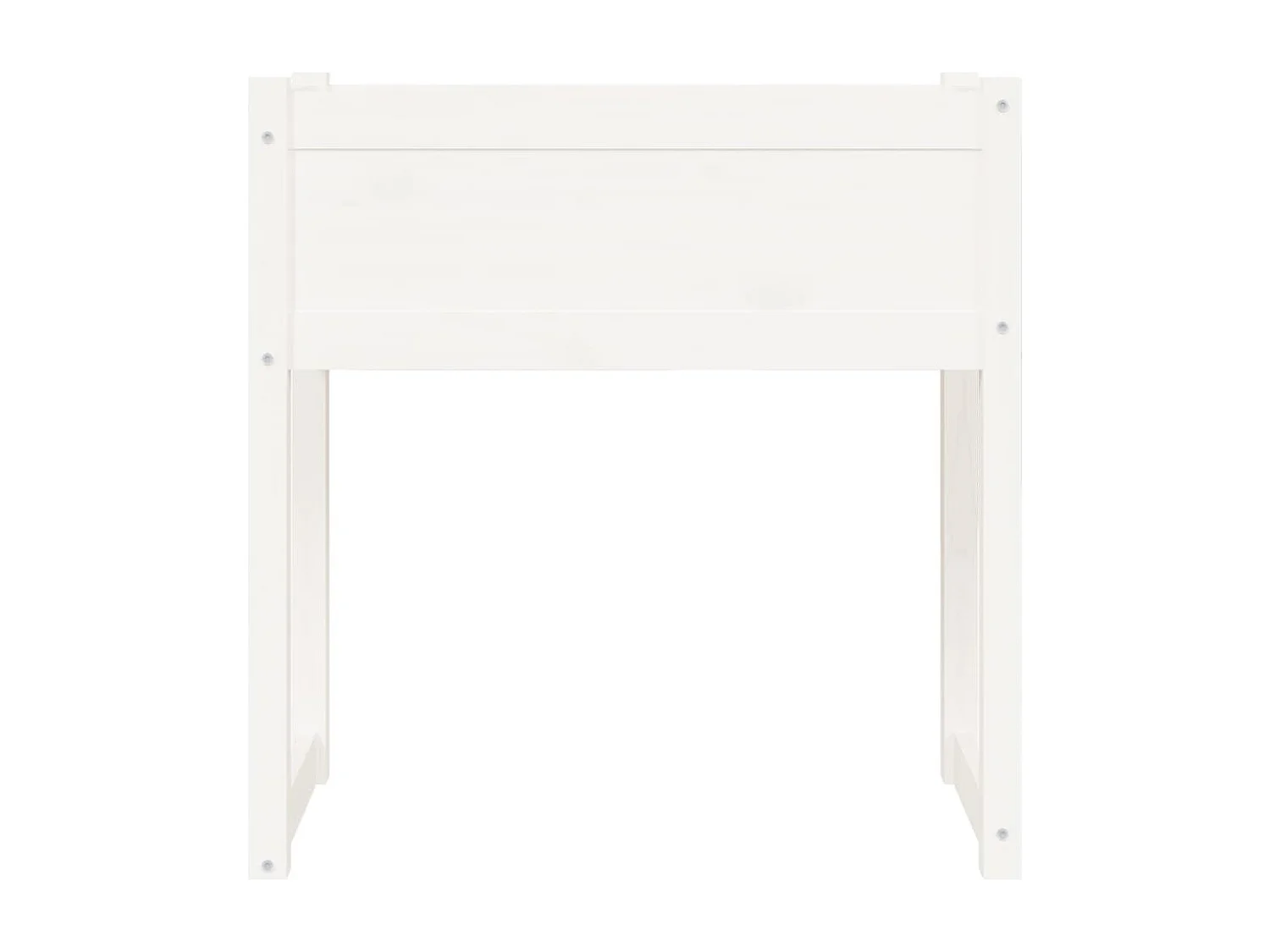 Jardinera madera maciza de pino blanco 78x40x81 cm