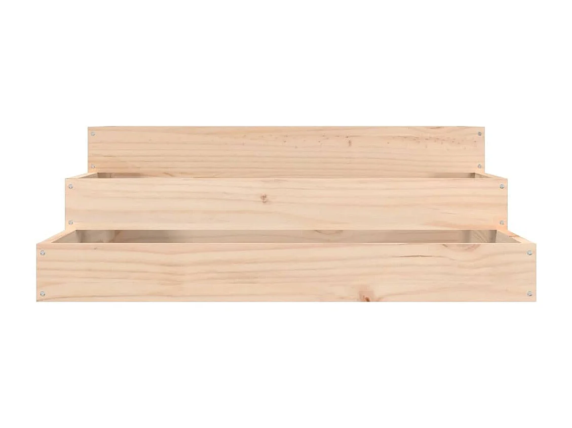 Jardinière 78x78x27 cm Bois massif de pin