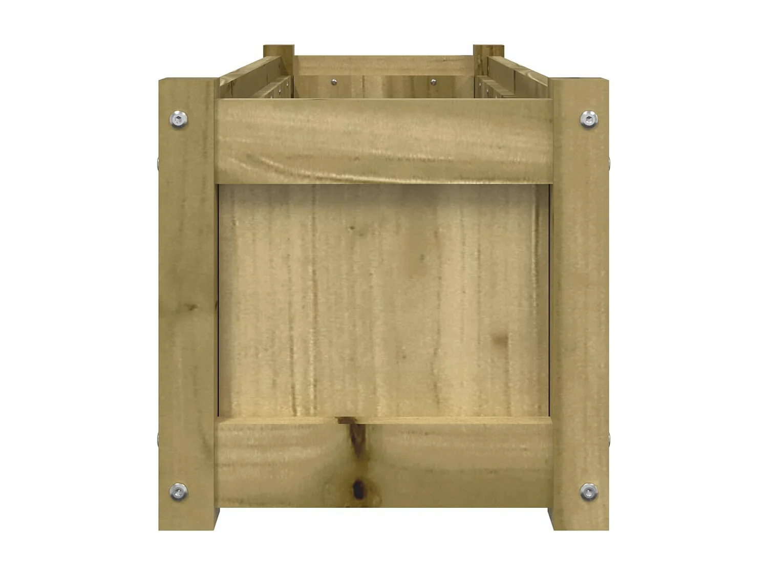 Jardineras de exterior 2 unidades madera impregnada de pino