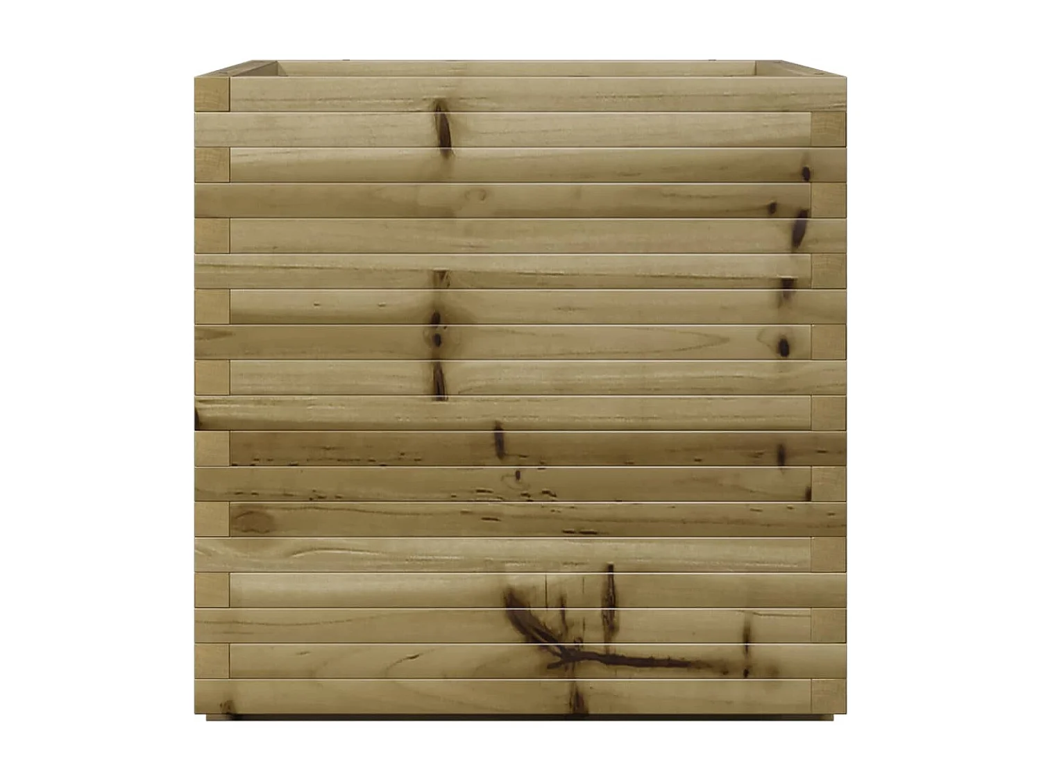 Jardinière 70x70x72 cm bois de pin imprégné