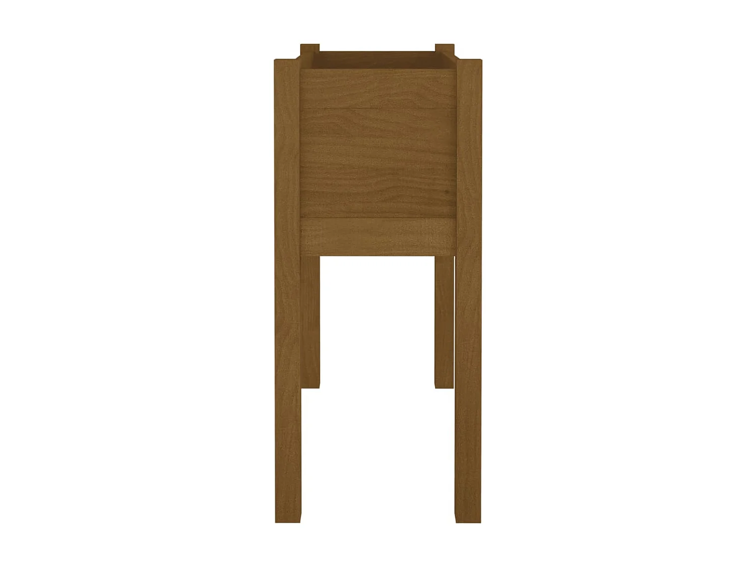 Jardinière Marron miel 70x31x70 cm Bois de pin massif