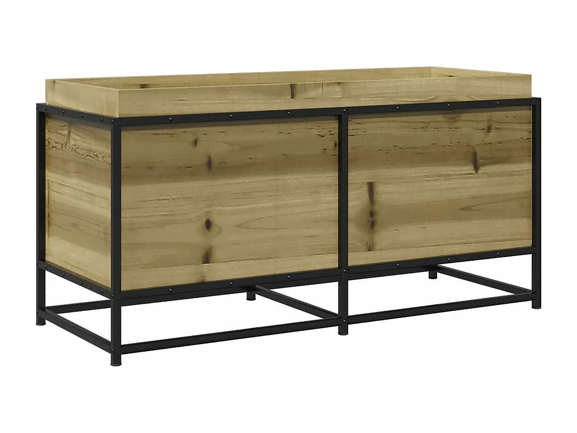 Jardinière 100x40x50 cm bois de pin imprégné