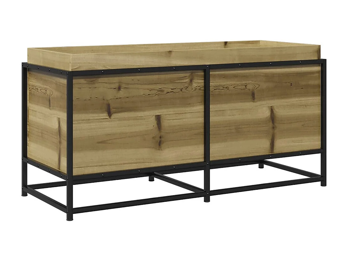 Jardinière 100x40x50 cm bois de pin imprégné