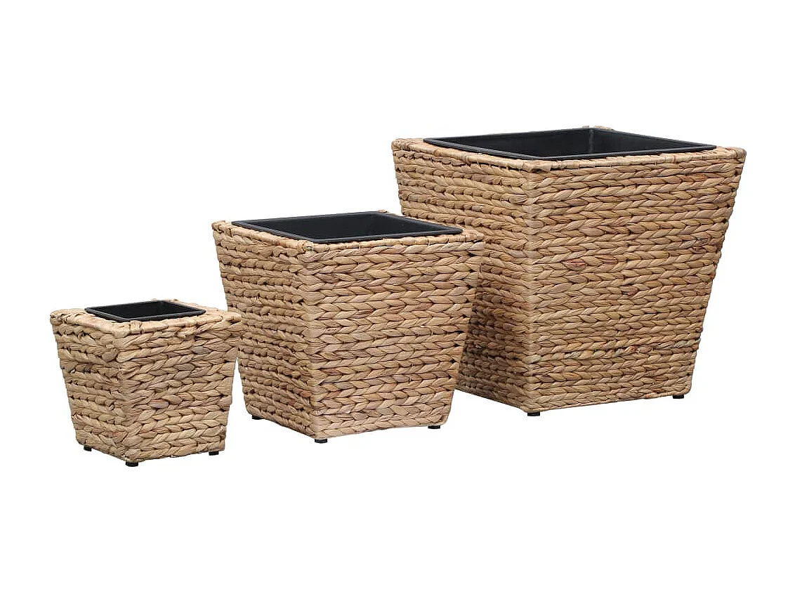 Conjunto de arriates 3 piezas jacinto de agua