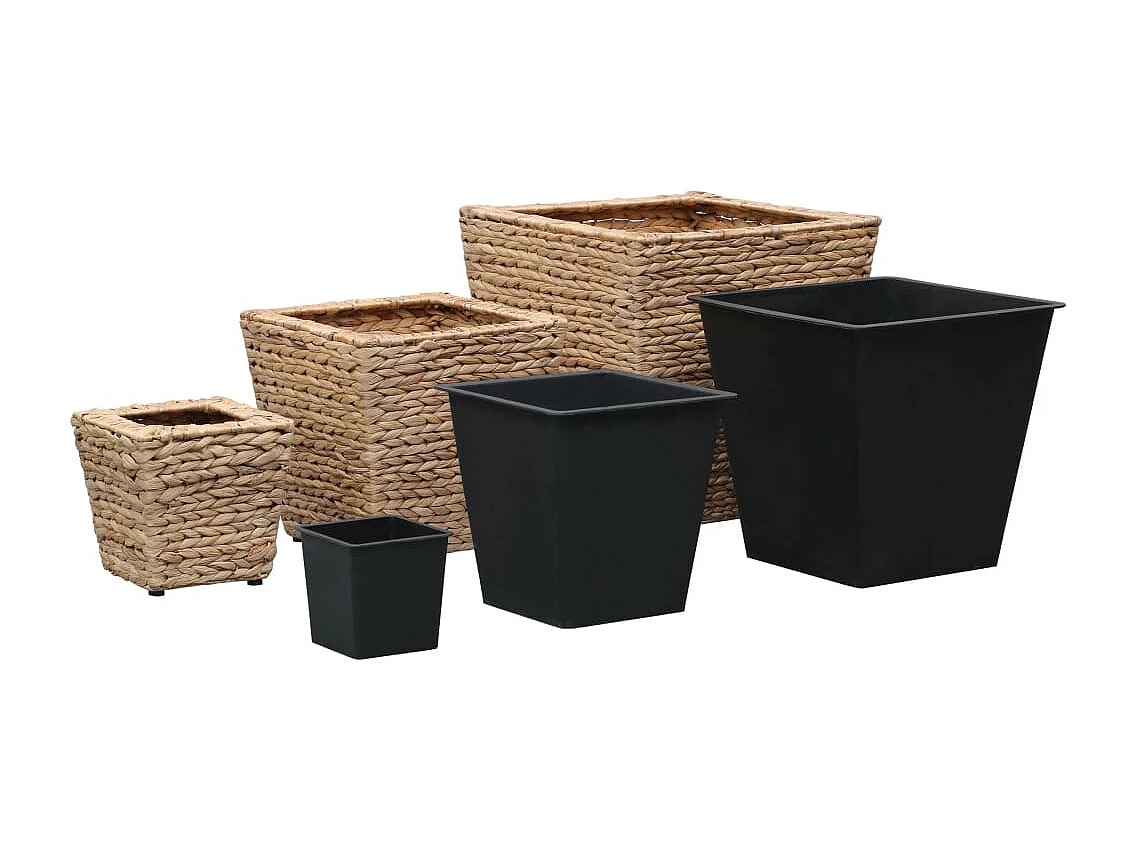 Conjunto de arriates 3 piezas jacinto de agua