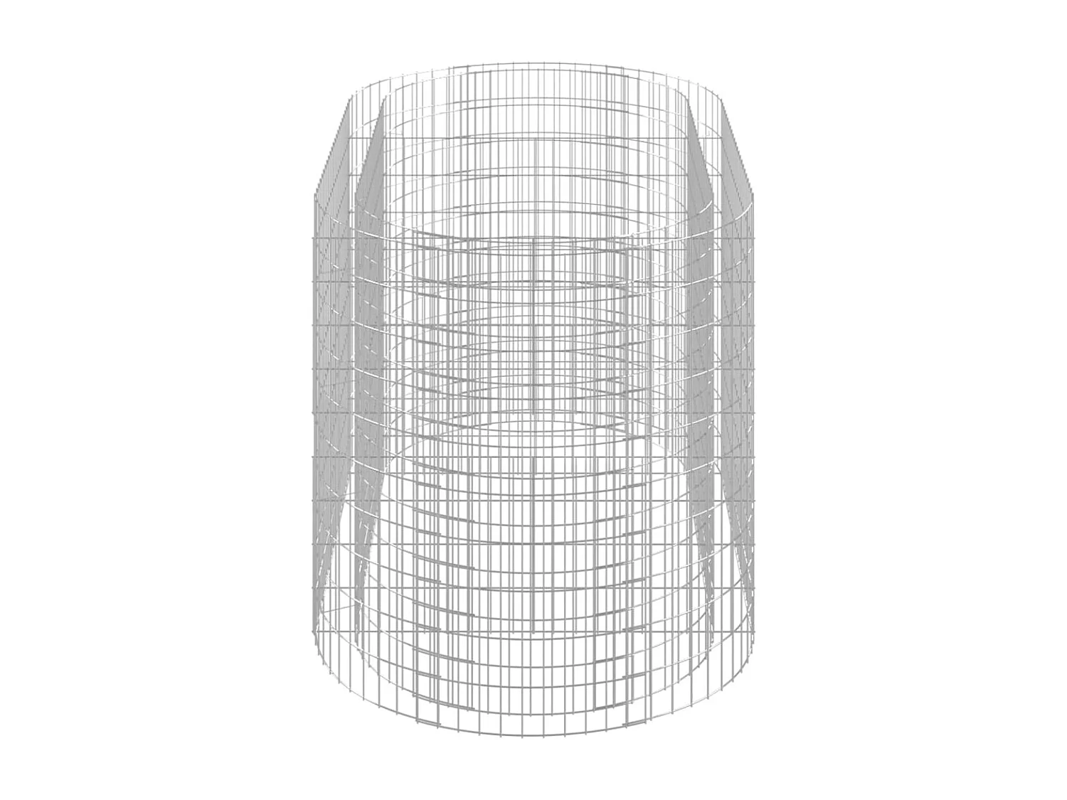 Lit surélevé à gabion Fer galvanisé 200x100x100 cm