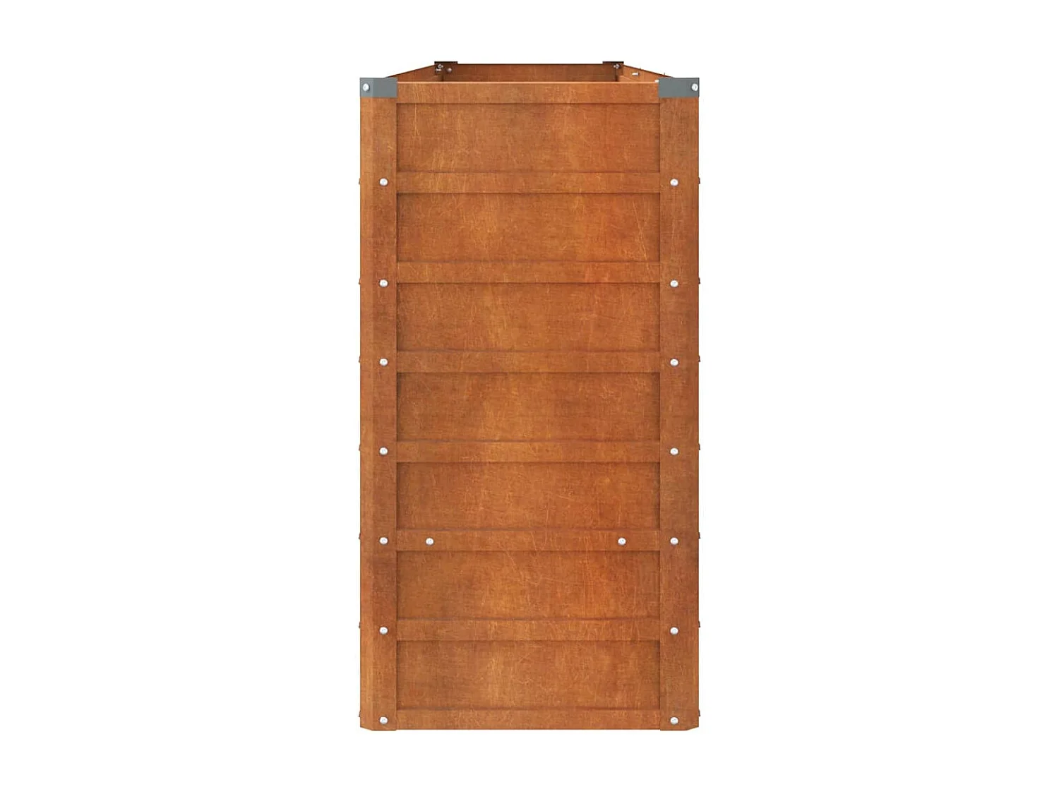 Arriate oxidado de acero corten 320x40x45 cm