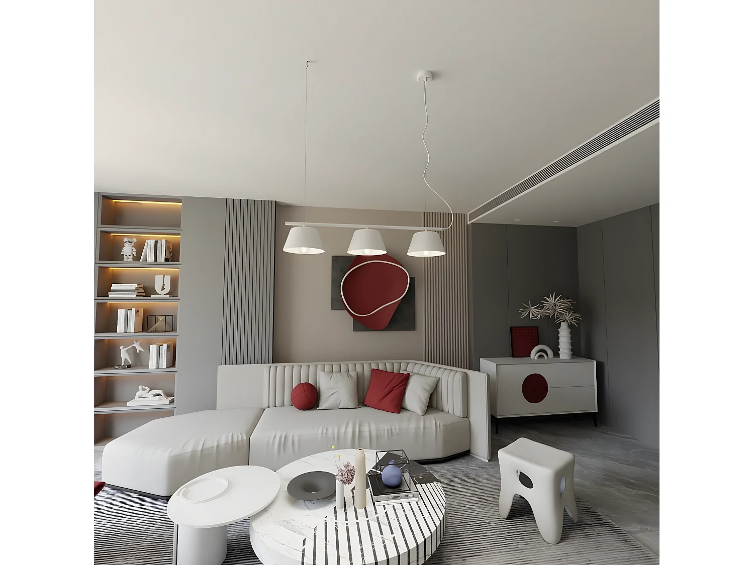 Plafondlamp Conor, Bruin, 26x45x45 cm, EPIKASA