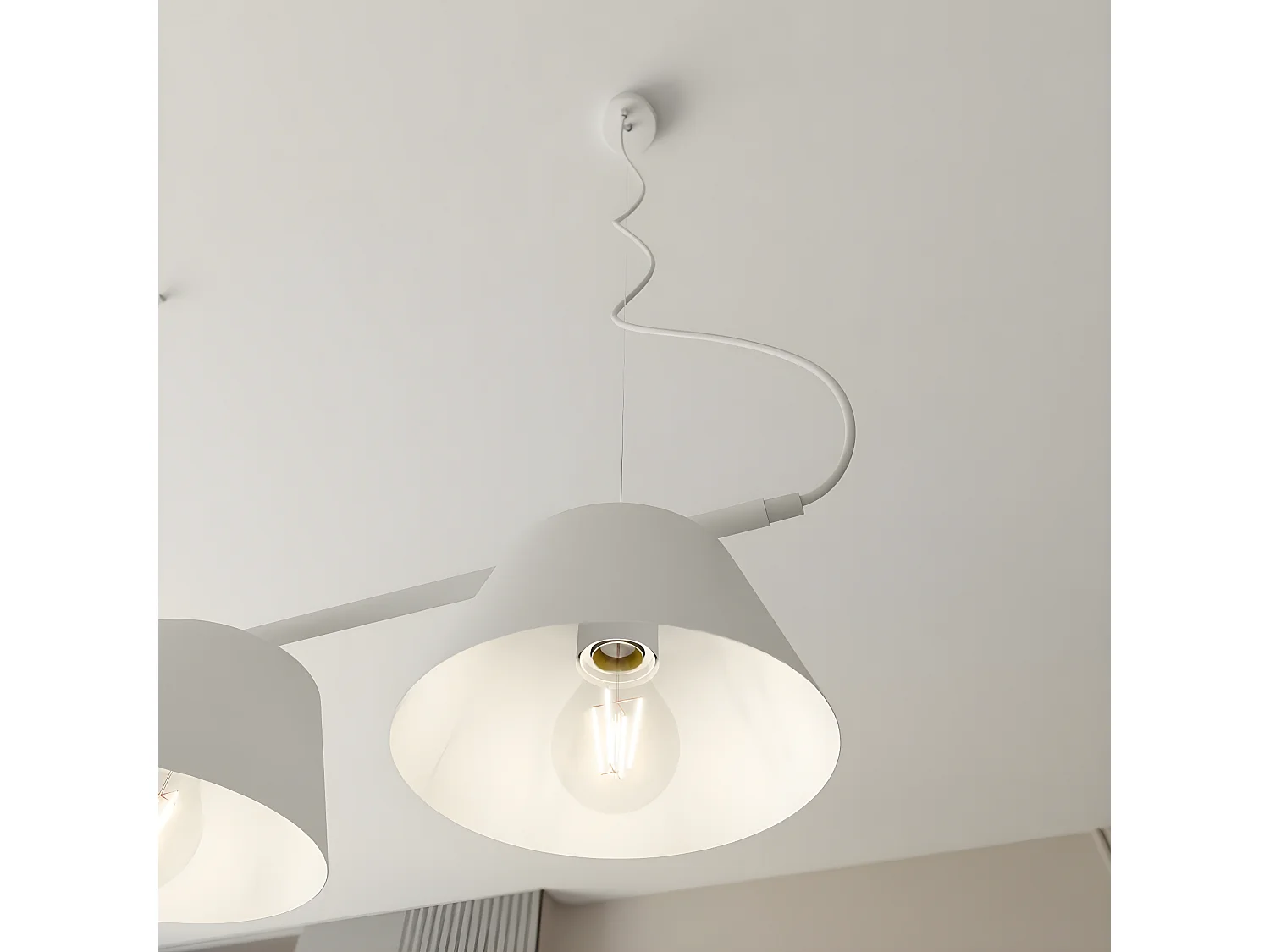 Plafondlamp Conor, Bruin, 26x45x45 cm, EPIKASA