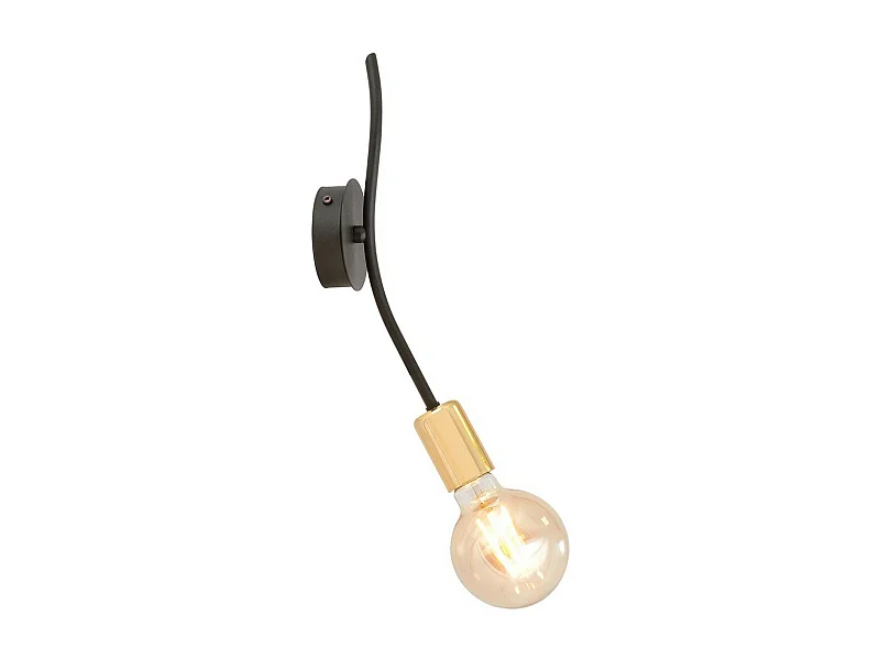 Lampa ścienna Bolt, Czarny, 9x35x9 cm, EPIKASA