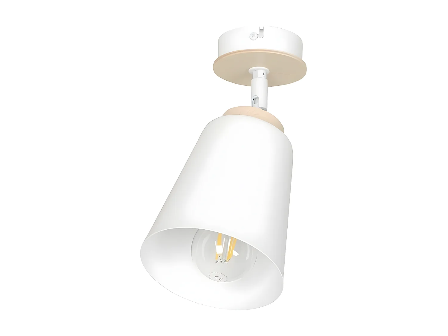 Lampa Punktowa Atlas, Biały, 15x30x15 cm, Seven Design