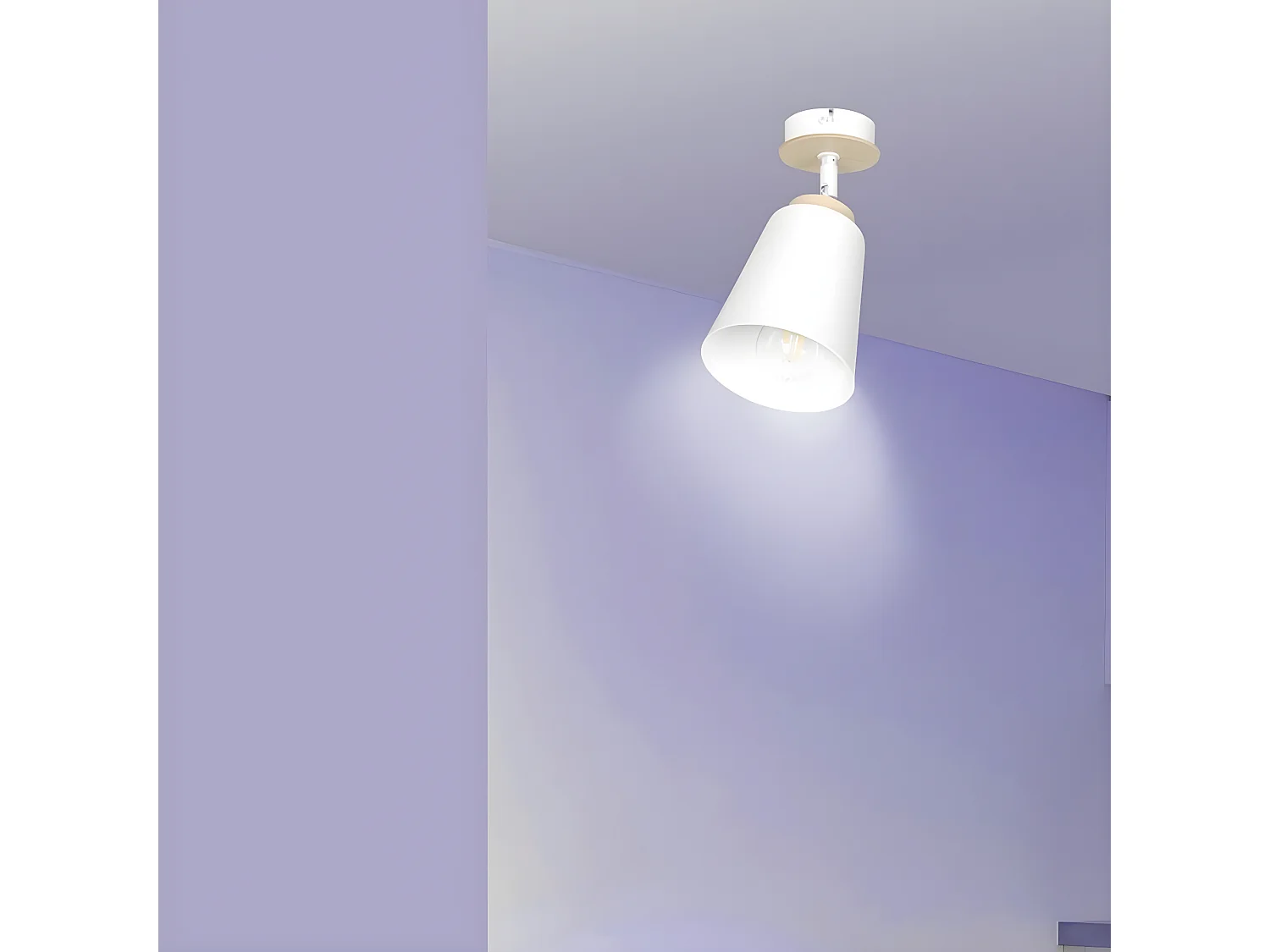 Lampa Punktowa Atlas, Biały, 15x30x15 cm, Seven Design