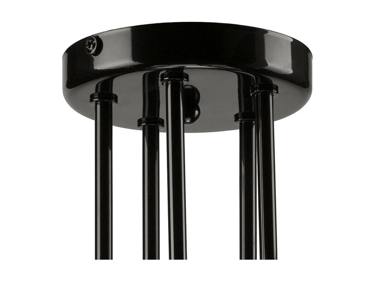 Lampada a Sospensione Camilla, Nero, 46x46x30 cm, Seven Design