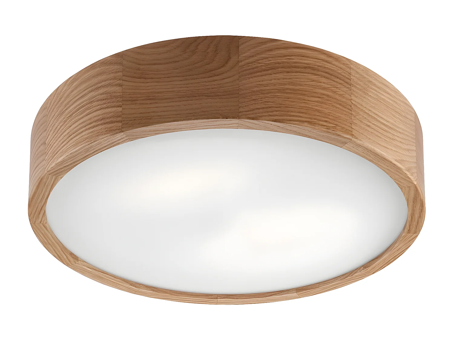 Plafonnier Eveline, Marron, 37x37x8 cm, EPIKASA