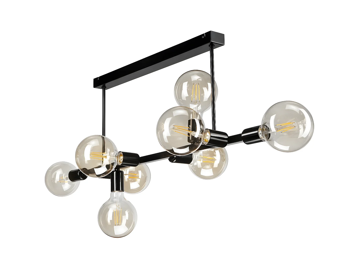 Suspension Astrid, Noir, 93x39x39 cm, EPIKASA