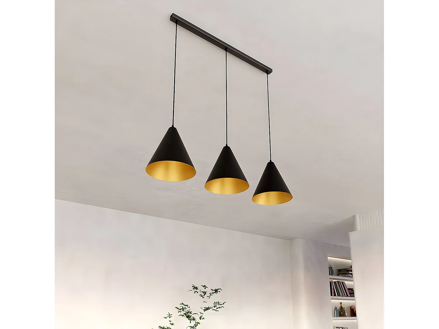 Candeeiro de Teto Miranda, Prata, 60x60x31 cm, Seven Design