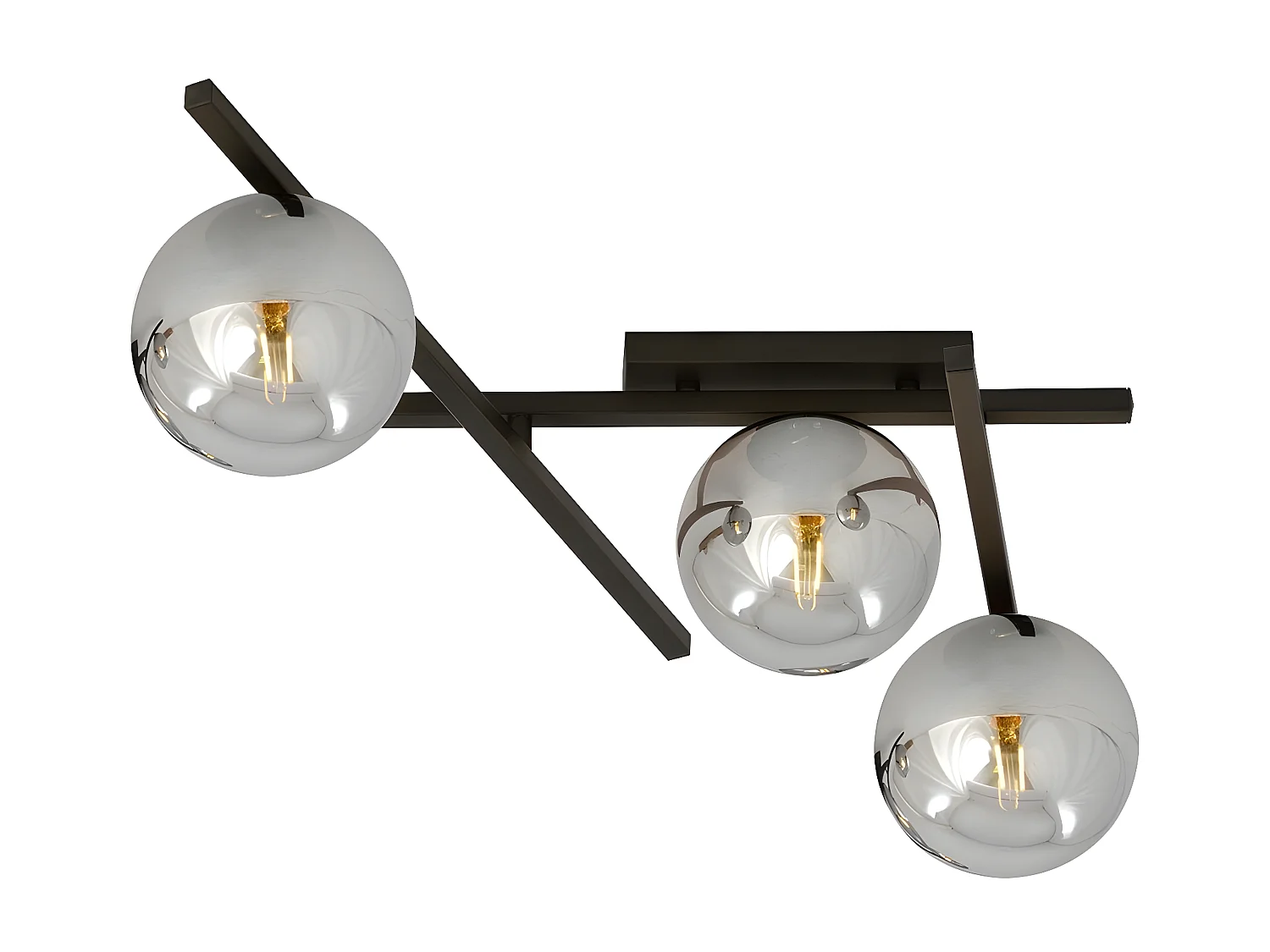 Candeeiro de Teto Smart, Preto, 51x25x50 cm, EPIKASA