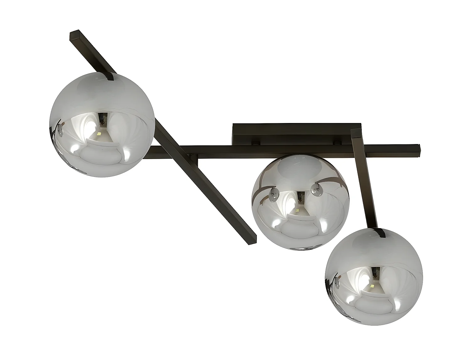 Candeeiro de Teto Smart, Preto, 51x25x50 cm, EPIKASA