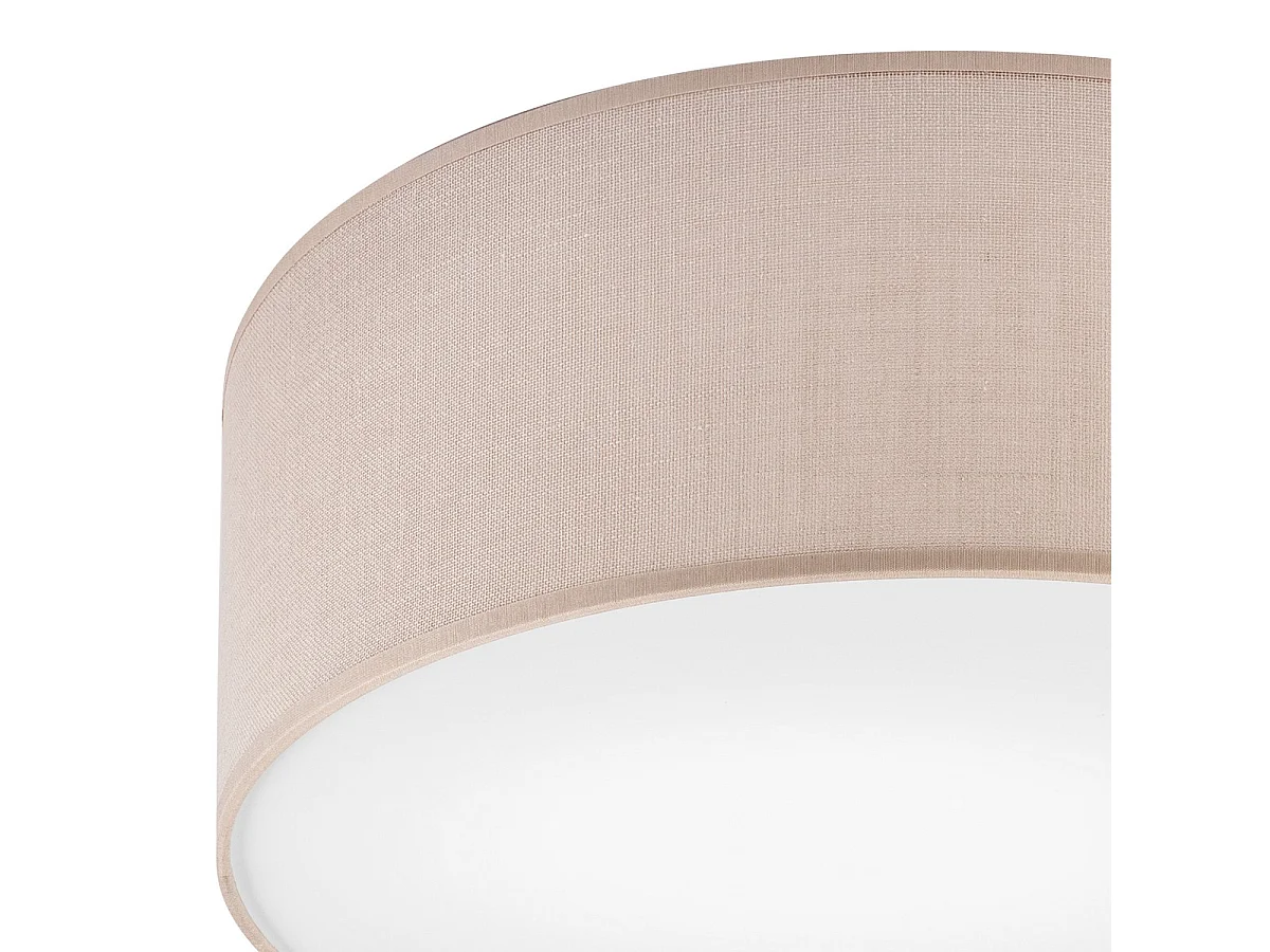 Plafondlamp Vivian, Beige, 35x35x13 cm, Seven Design