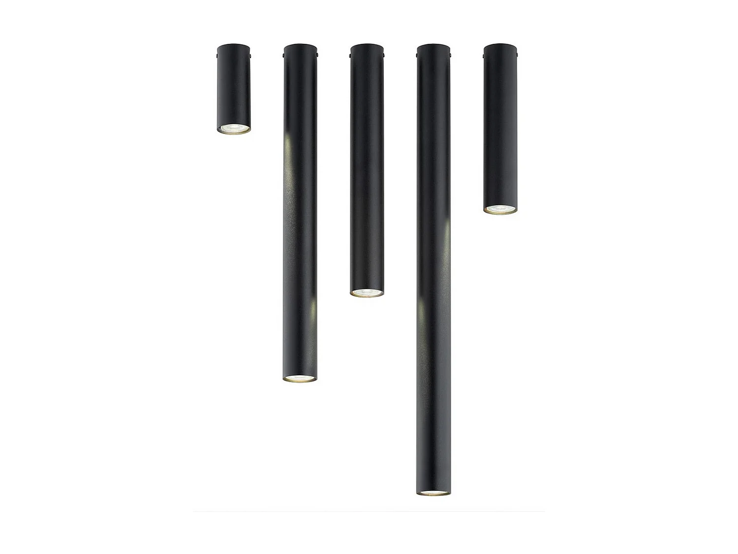 Spot d'Intérieur Tecno, Noir, 6x45x6 cm, Seven Design