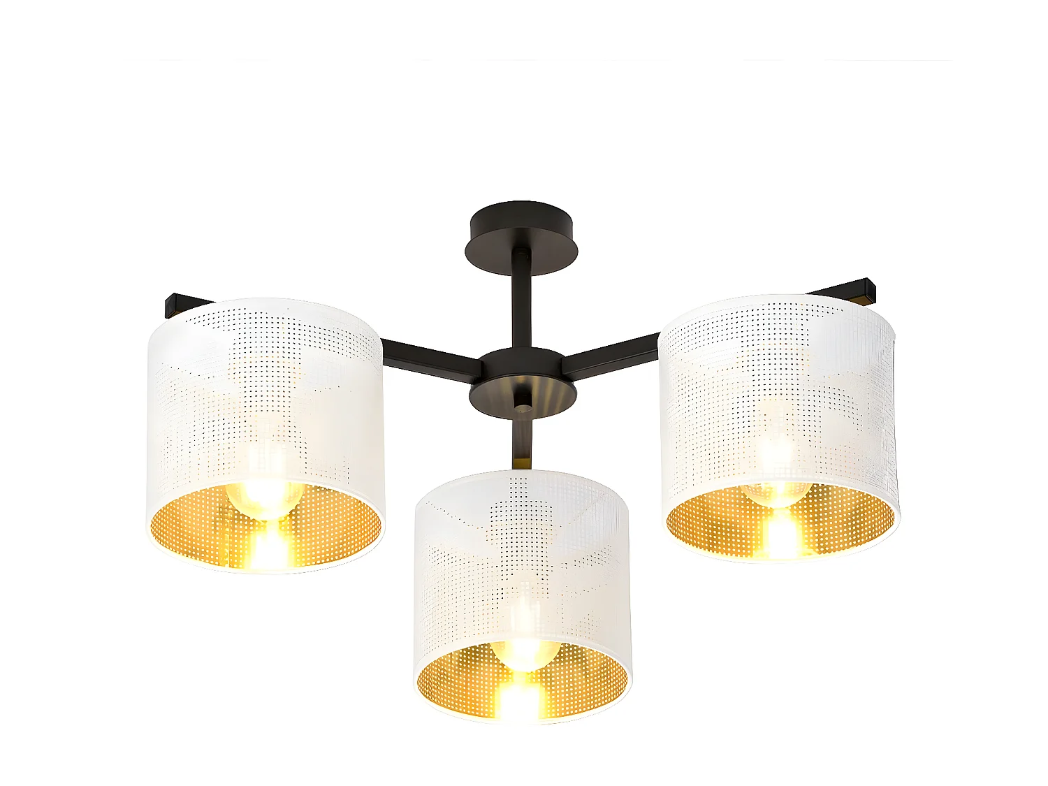 Candeeiro de Teto Jordan, Branco, 55x31x55 cm, EPIKASA