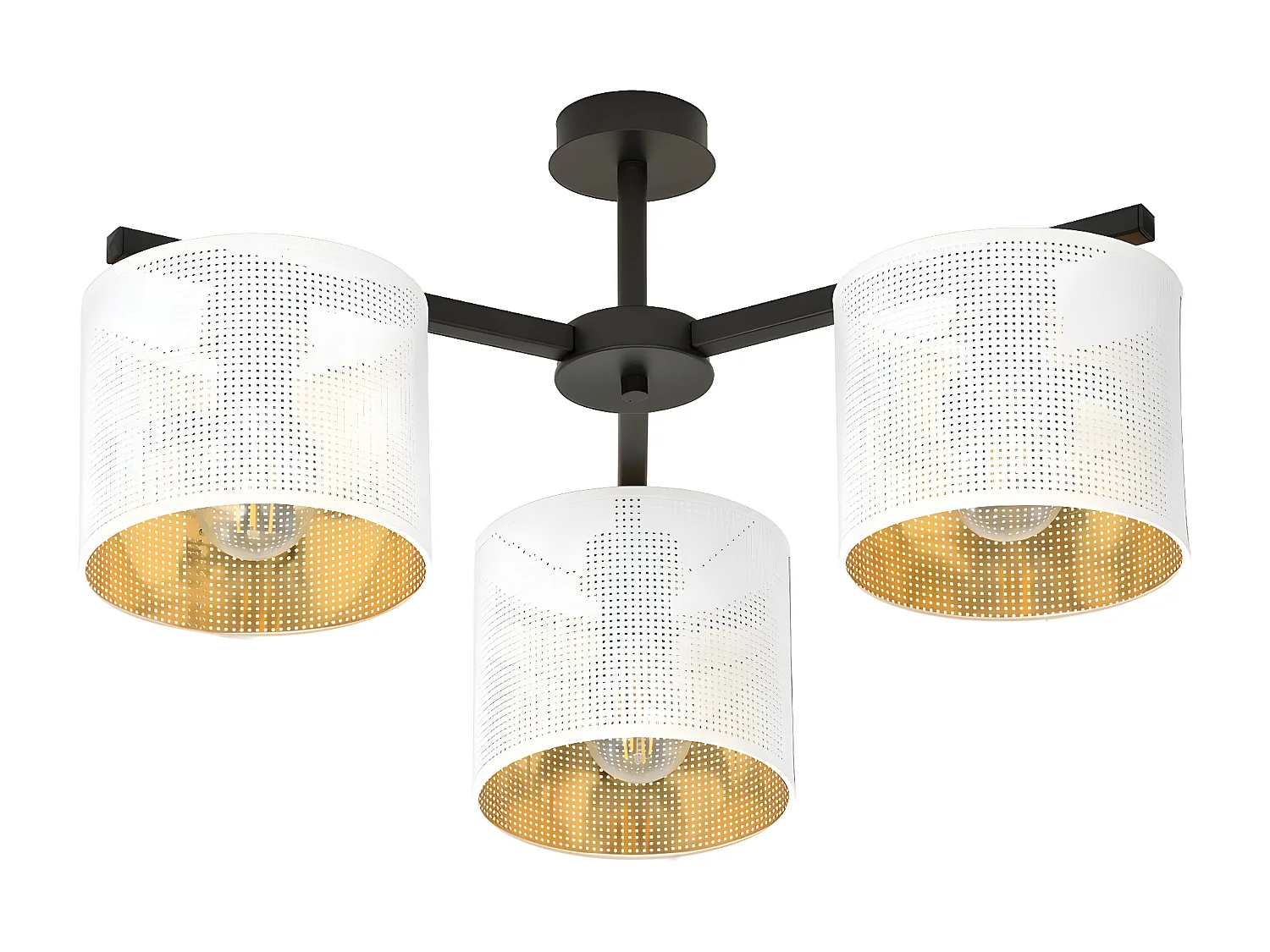 Candeeiro de Teto Jordan, Branco, 55x31x55 cm, EPIKASA