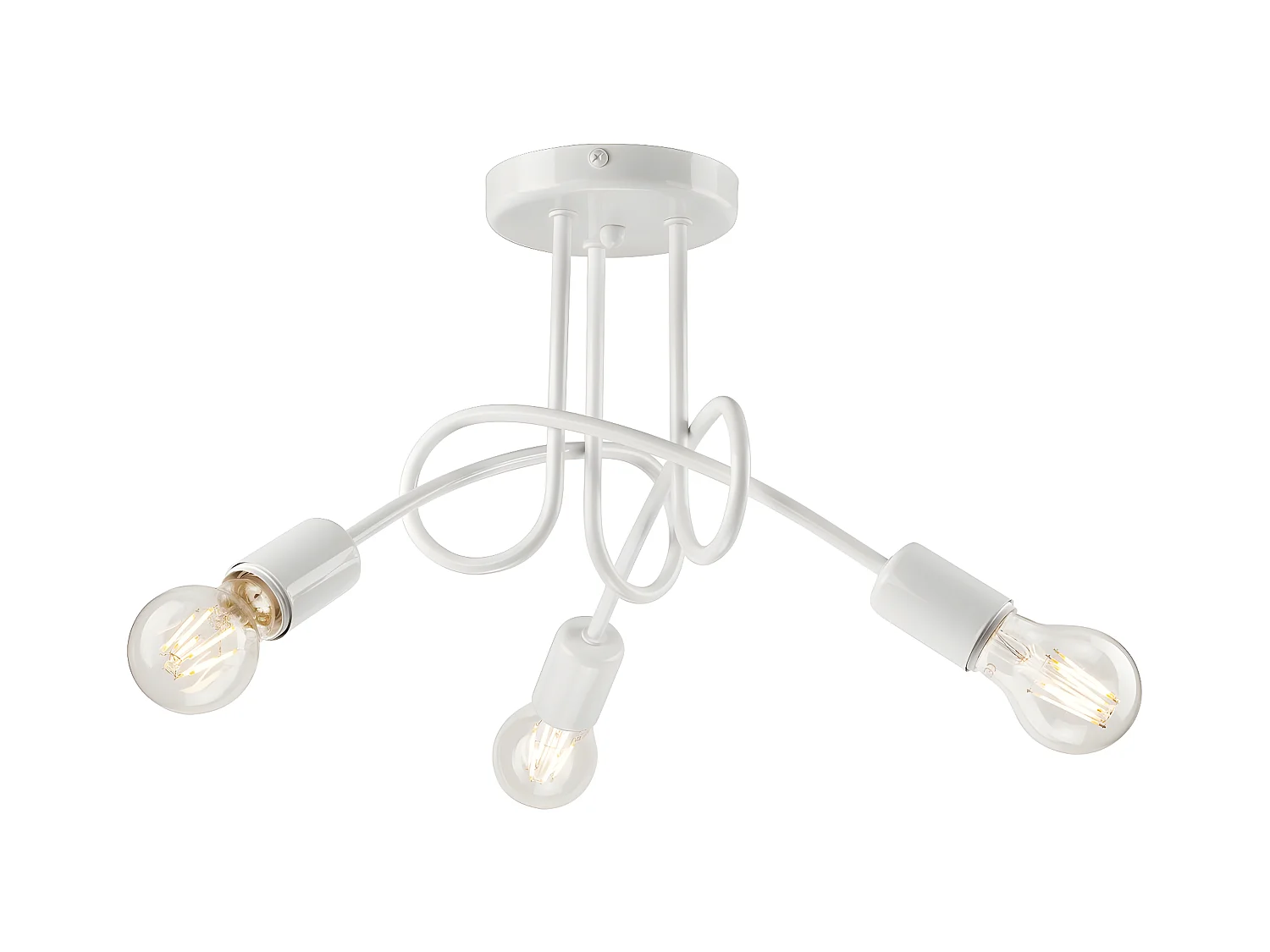 Suspension Camilla, Blanc, 36x36x30 cm, EPIKASA