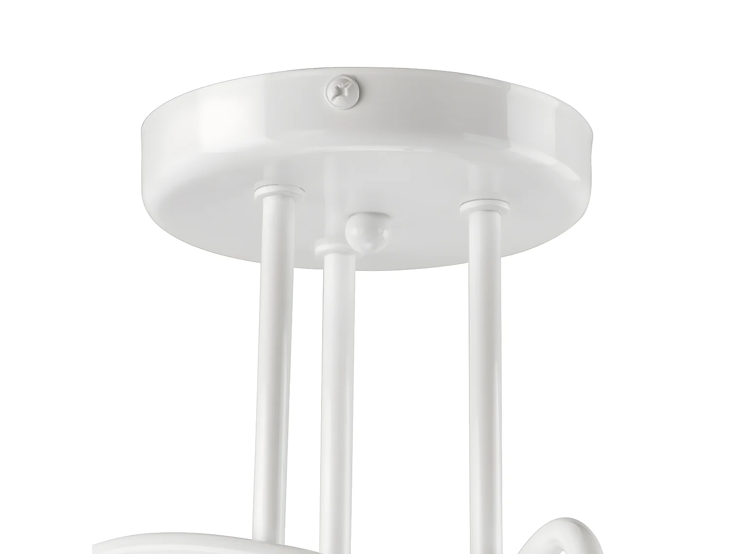 Lampa Wisząca Camilla, Biały, 36x36x30 cm, Seven Design