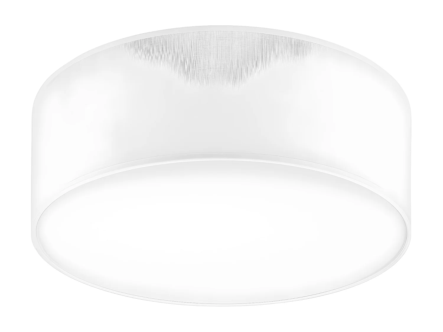 Candeeiro de Teto Vivian, Branco, 35x35x13 cm, Seven Design