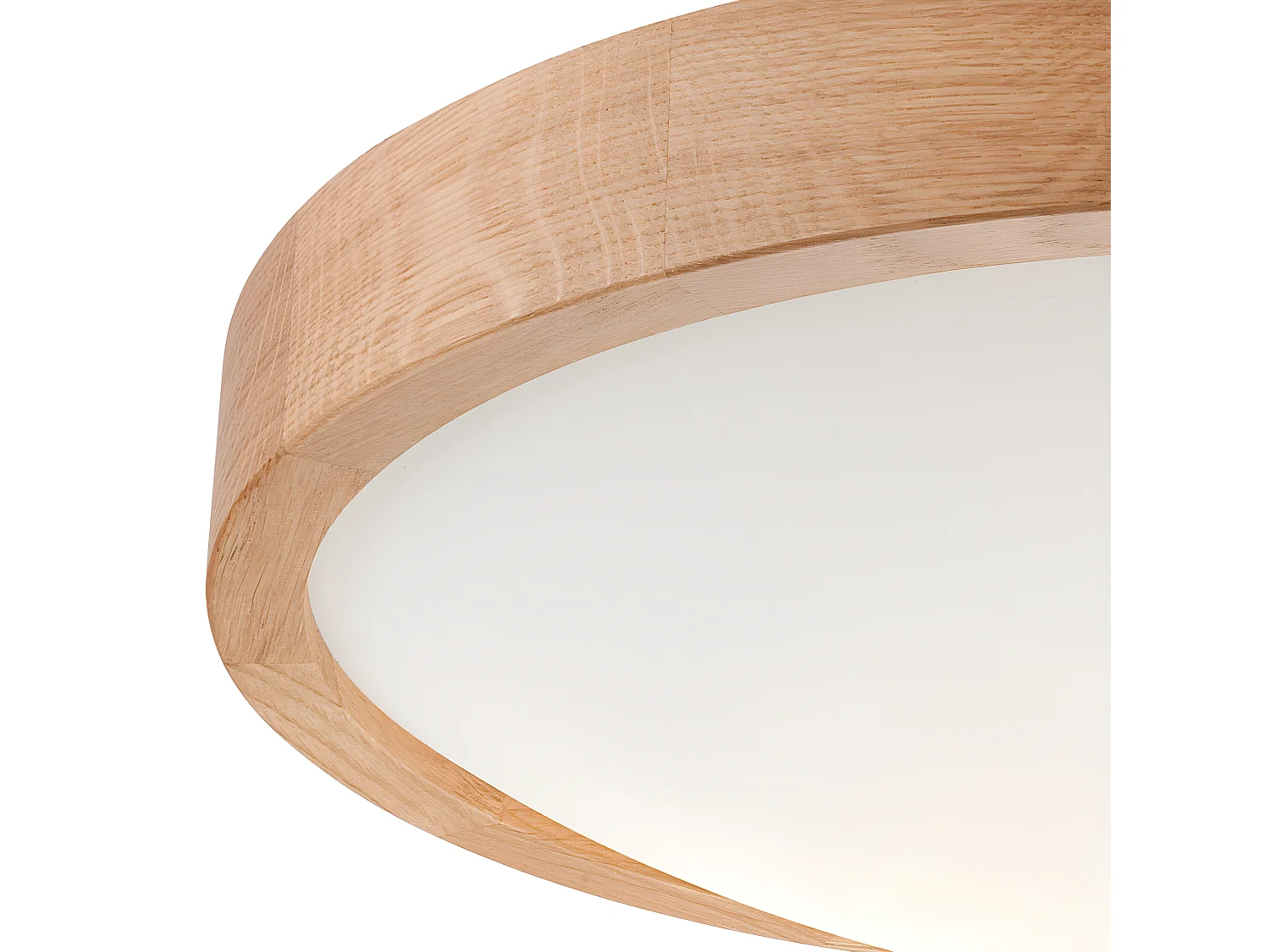 Plafonnier Anello, Marron, 37x37x3 cm, EPIKASA